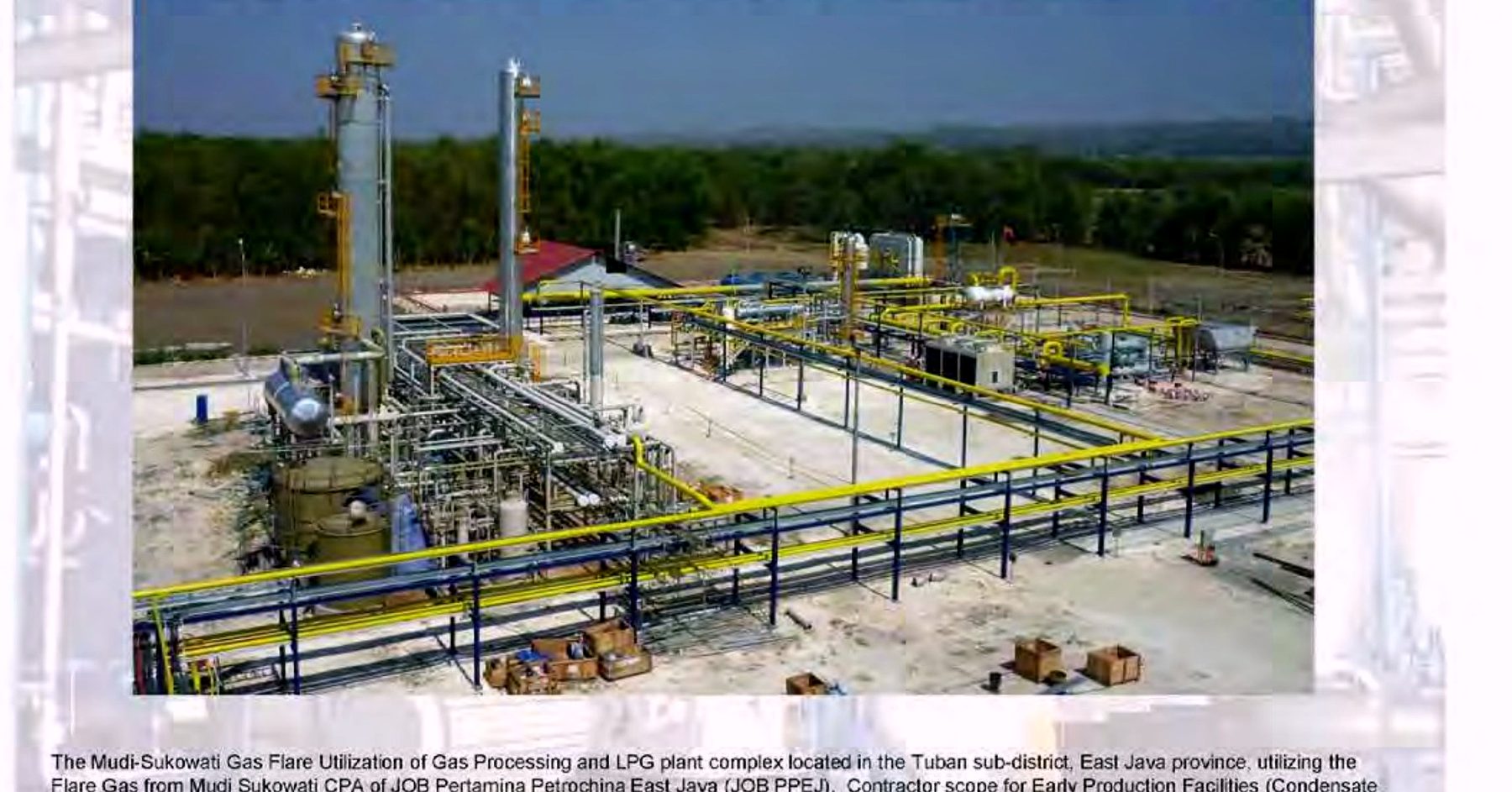 Early production facility, Panjang, Sumatra